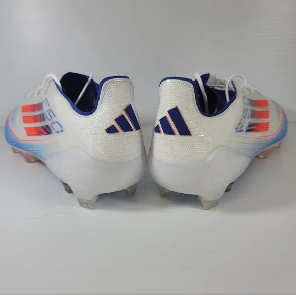 Adidas F50 Elite FG Firm Ground Soccer Cleats Red White Blue IF8818 Size 12.5 Adidas Soccer Cleats F50 ELITE FG White Red Blue IF8818  main image 2